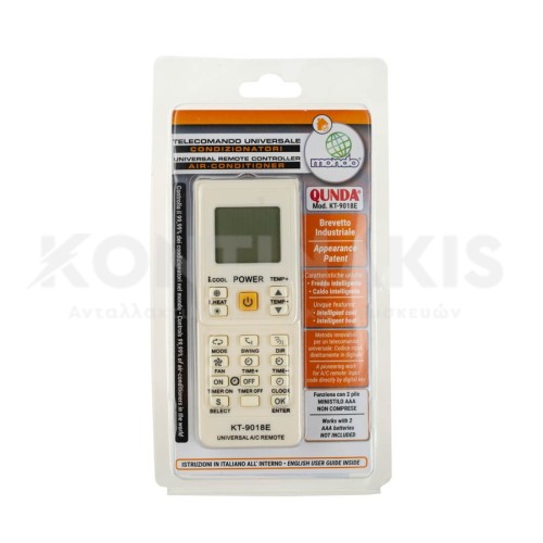 Τηλεχειριστήριο Κλιματιστικού  KT-9018E Τηλεχειριστήριο Κλιματιστικού  KT-9018E