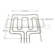 Άνω Αντίσταση & Γκριλ Φούρνου Pitsos 1100 + 1700 Watt  Άνω Αντίσταση & Γκριλ Φούρνου Pitsos 1100 + 1700 Watt