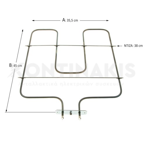 Κάτω Αντίσταση Φούρνου Izola 1200 Watt Κάτω Αντίσταση Φούρνου Izola 1200 Watt