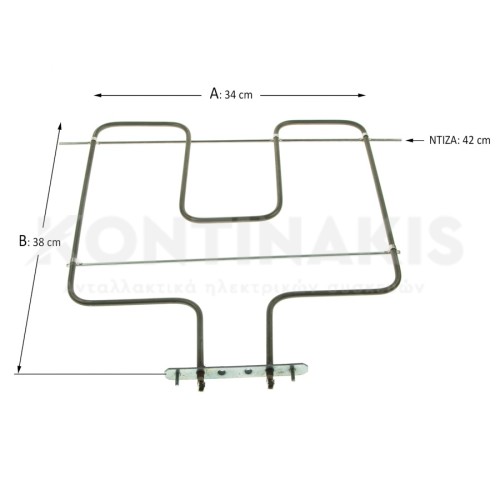 Κάτω Αντίσταση Φούρνου Gorenje 1300 Watt Κάτω Αντίσταση Φούρνου Gorenje 1300 Watt
