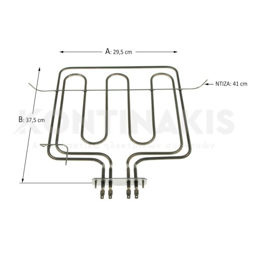 Άνω Αντίσταση & Γκριλ Φούρνου Candy/Gorenje 900+2000 Watt Άνω Αντίσταση & Γκριλ Φούρνου Candy/Gorenje 900+2000 Watt