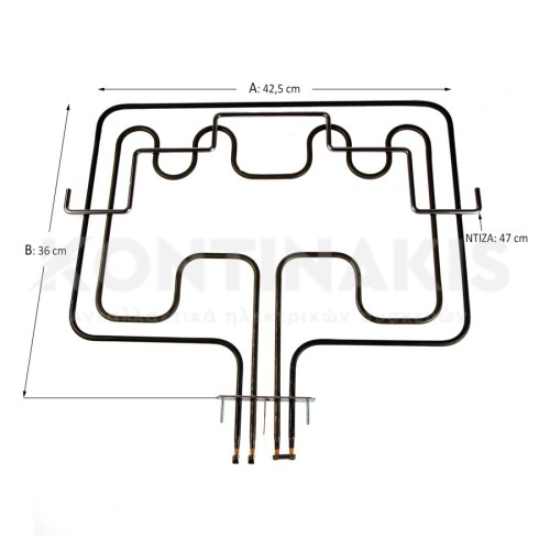 Άνω Αντίσταση & Γκριλ Φούρνου AEG/Electrolux 1000+2100 Watt Άνω Αντίσταση & Γκριλ Φούρνου AEG/Electrolux 1000+2100 Watt