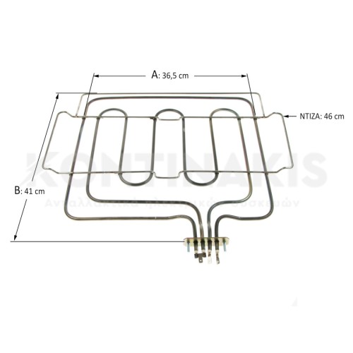 Άνω Αντίσταση & Γκριλ Φούρνου Neff 1000+1700 Watt Άνω Αντίσταση & Γκριλ Φούρνου Neff 1000+1700 Watt