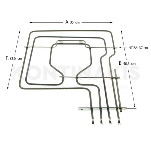 Άνω Αντίσταση & Γκριλ Φούρνου Bosch 1000 + 1800 Watt