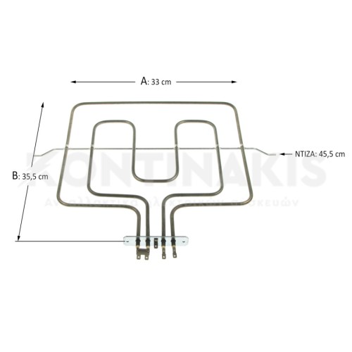 Άνω Αντίσταση & Γκριλ Φούρνου Beko 1400 + 900 Watt Άνω Αντίσταση & Γκριλ Φούρνου Beko 1400 + 900 Watt
