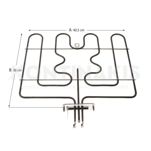 Γκριλ Φούρνου συμβατή για Miele 2680 Watt - 230V