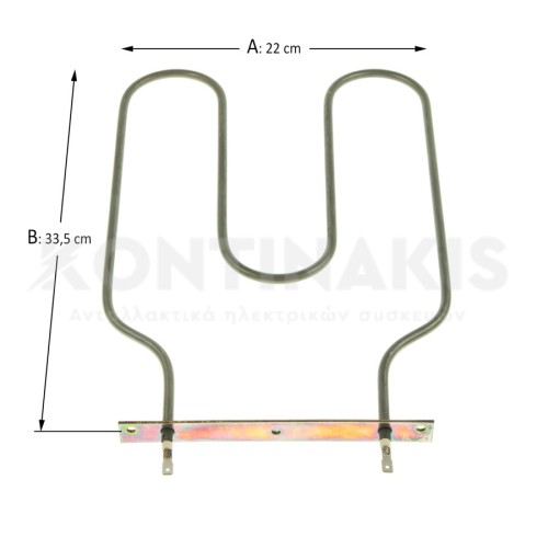 Κάτω Αντίσταση Φούρνου Teba 1500 Watt Κάτω Αντίσταση Φούρνου Teba 1500 Watt