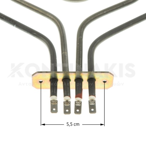 Άνω Αντίσταση & Γκριλ Φούρνου Elba 1100 + 1500 Watt