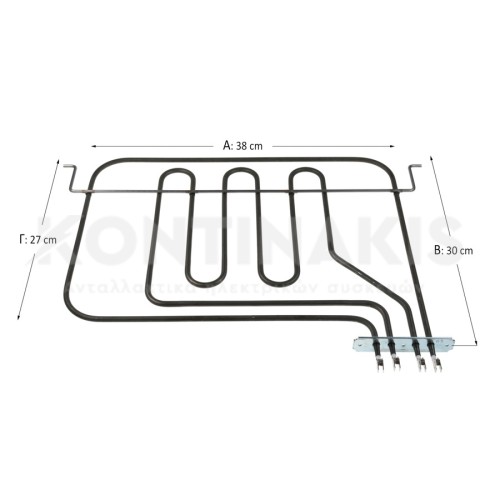 Άνω Αντίσταση & Γκριλ Φούρνου Nardi 800W + 1600W