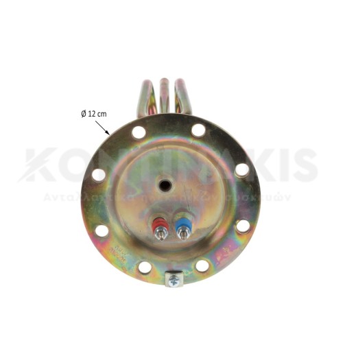 Αντίσταση Θερμοσίφωνου (8 τρύπες) Ø12cm -  3000 Watt με Θέση Ανωδίου