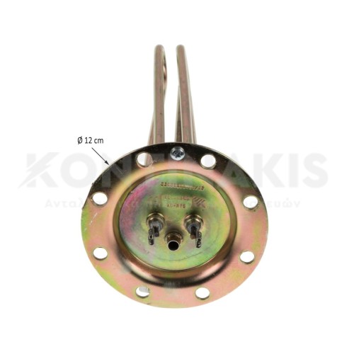 Αντίσταση Θερμοσίφωνου (8 τρύπες) Ø12cm - 4000 Watt με κουμπωτό Θερμοστάτη