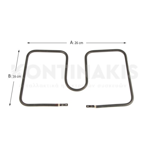 Αντίσταση Τοστιέρας Philips 900 Watt - 110 Volt (26 x 16 cm)