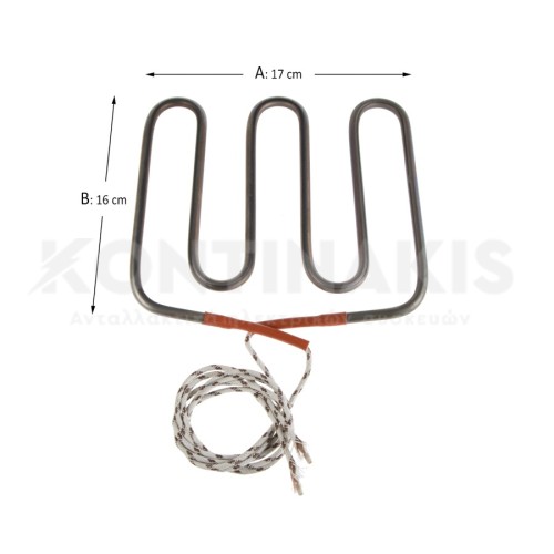 Αντίσταση Επαγγελματικής Τοστιέρας Τexanex 1050 Watt - 230 Volt (17x 16 cm) Αντίσταση Επαγγελματικής Τοστιέρας Τexanex 1050 Watt - 230 Volt (17x 16 cm)