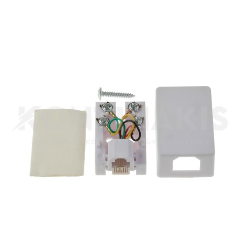 Πρίζα ΑυτοκόλλητηΤηλεφώνου Πρίζα ΑυτοκόλλητηΤηλεφώνου