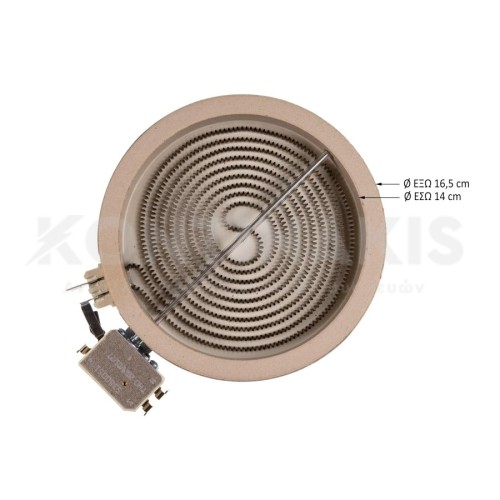 Εστία Κεραμική Eika Φ165mm-1200 Watt (Μονή) Εστία Κεραμική Eika Φ165mm-1200 Watt (Μονή)