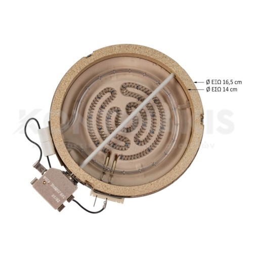 Εστία Αλογόνου Φ165mm-1200 Watt (Μονή) Εστία Αλογόνου Φ165mm-1200 Watt (Μονή)