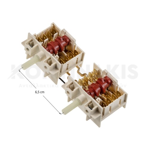 Διακόπτης Εστιών 7+7 Θέσεων Gorenje