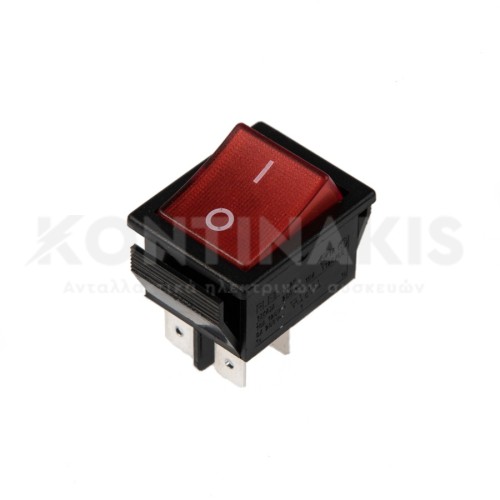Διακόπτης On-Off Πλυντηρίου Ρούχων 16A-250V Διακόπτης On-Off Πλυντηρίου Ρούχων 16A-250V