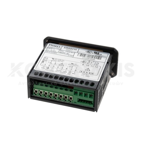 Ψηφιακός Θερμοστάτης Επαγγελματικού Ψυγείου Dixell XR60CH-5N0C1