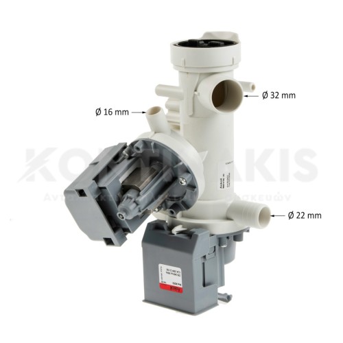 Αντλία Πλυντηρίου Ρούχων Brandt/Fagor (Διπλή)