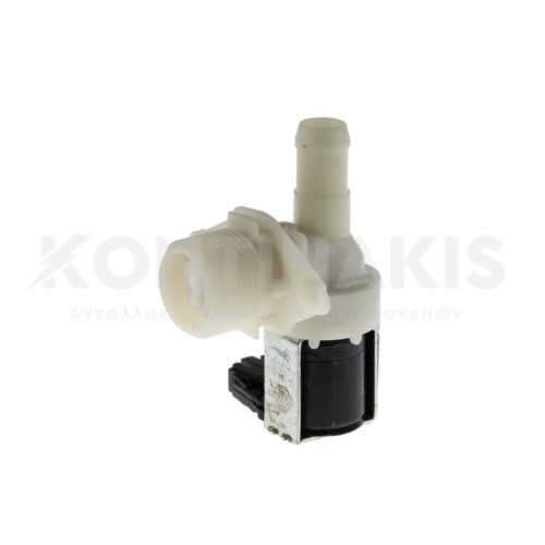 Βαλβίδα Μονή 90° Πλυντηρίου Ρούχων Whirlpool με Κλέμα