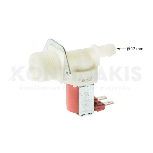 Βαλβίδα Μονή 180° Πλυντηρίου Ρούχων 12 Volt DC Βαλβίδα Μονή 180° Πλυντηρίου Ρούχων 12 Volt DC