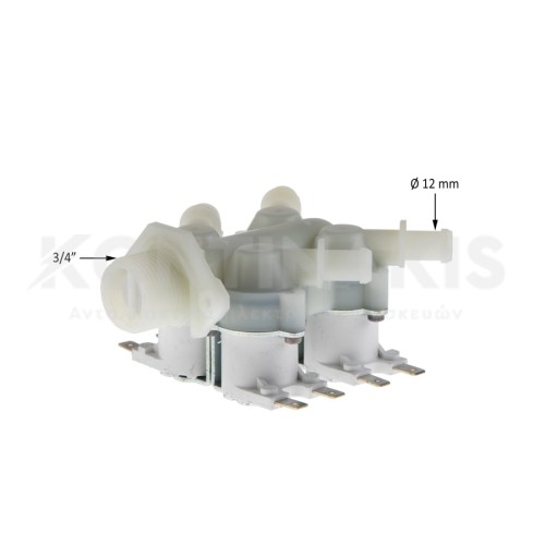 Βαλβίδα Τετραπλή 180° Πλυντηρίου Ρούχων