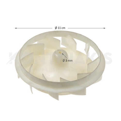 Φτερωτή Ανεμιστήρα Ψυγείου 110mm CCW