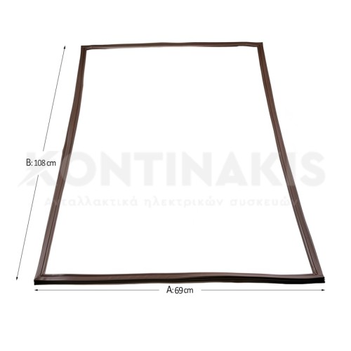 Λάστιχο Πόρτας Συντήρησης Ψυγείου 69x108 Καφέ