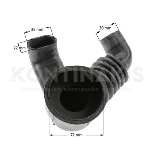 Λάστιχο Κάδου-Φίλτρου-Πιεσοστάτη Πλυντηρίου Ρούχων Bosch Λάστιχο Κάδου-Φίλτρου-Πιεσοστάτη Πλυντηρίου Ρούχων Bosch