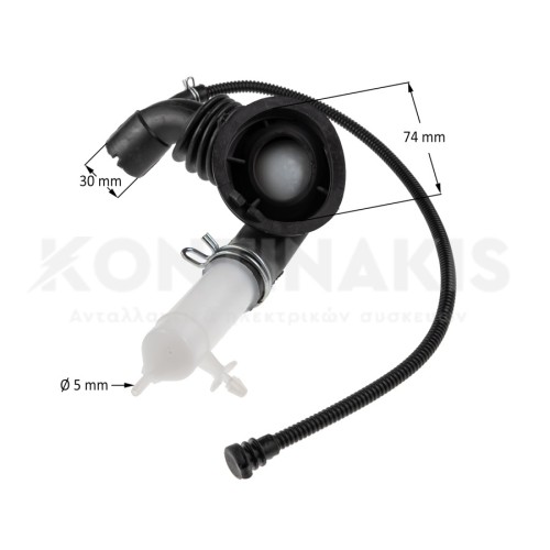 Λάστιχο Κάδου-Φίλτρου-Πιεσοστάτη Πλυντηρίου Ρούχων Bosch/Siemens