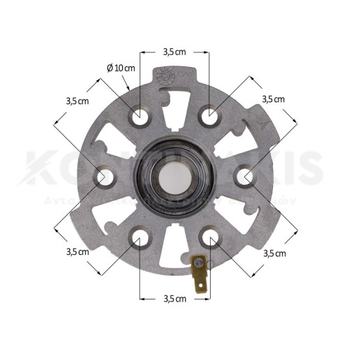Έδρανο Πλυντηρίου Ρούχων Whirlpool με Ρουλεμάν 6203