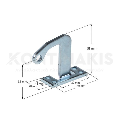 Μεντεσές Άνω Ψυγείου Whirlpool Μεντεσές Άνω Ψυγείου Whirlpool