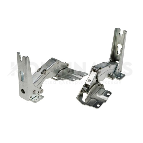 Μεντεσέδες Εντοιχισμού (Ζεύγος) Πόρτας Ψυγείου τύπου Bosch/Siemens