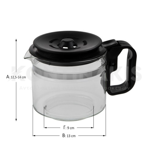 Κανάτα Καφετιέρας με Ρυθμιζόμενο Καπάκι (Μεγάλη)