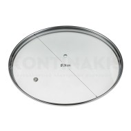 Καπάκι Κατσαρόλας Γυάλινο Φ24 cm