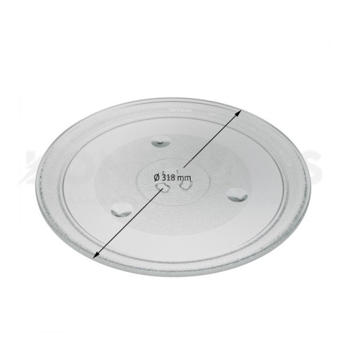 Πιάτο Φούρνου Μικροκυμάτων 315mm με Τριγωνική Βάση