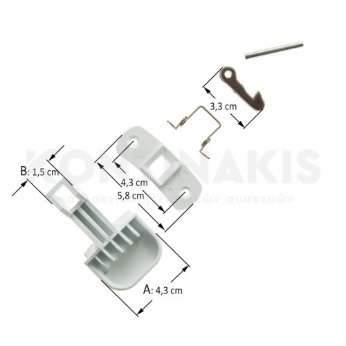 Κλείστρο Πλυντηρίου Ρούχων Zanussi