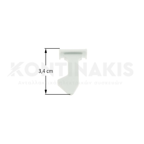 Άγκιστρο Κλείστρου Πλυντηρίου Ρούχων Whirlpool