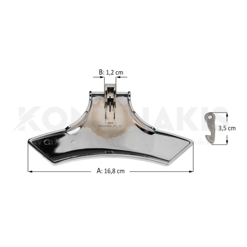 Κλείστρο Πλυντηρίου Ρούχων Indesit (Inox) Κλείστρο Πλυντηρίου Ρούχων Indesit (Inox)