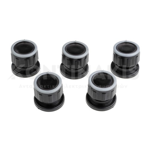 Κουμπιά Κουζίνας Υγραερίου Σετ 4 Χρώματος Μαύρο