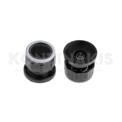 Κουμπιά Κουζίνας Υγραερίου Σετ 4 Χρώματος Μαύρο