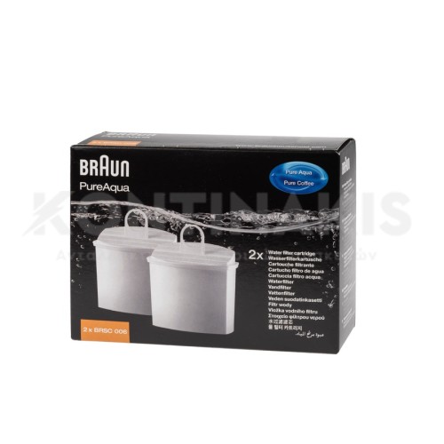 Φίλτρο Νερού Καφετιέρας Braun PureAqua (Σετ 2) Φίλτρο Νερού Καφετιέρας Braun PureAqua (Σετ 2)