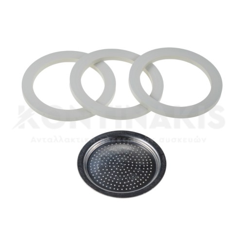 Σετ Φλάντζες και Φίλτρο Εσπρεσιέρας Bialetti No1 Σετ Φλάντζες και Φίλτρο Εσπρεσιέρας Bialetti No1