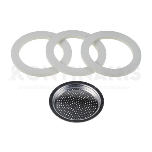 Σετ Φλάντζες και Φίλτρο Εσπρεσιέρας Bialetti No2 Σετ Φλάντζες και Φίλτρο Εσπρεσιέρας Bialetti No2