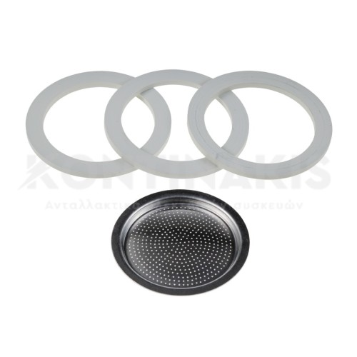 Σετ Φλάντζες και Φίλτρο Εσπρεσιέρας Bialetti No6 Σετ Φλάντζες και Φίλτρο Εσπρεσιέρας Bialetti No6