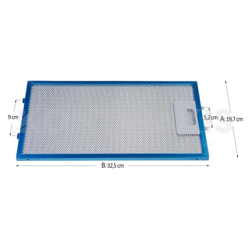 Φίλτρο Μεταλλικό Απορροφητήρα AEG/Electrolux 19,7x32,5 cm