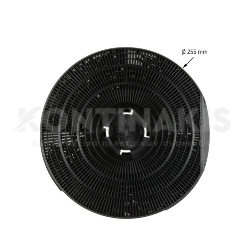 Φίλτρο Άνθρακα Απορροφητήρα Ø25cm (Wpro) Φίλτρο Άνθρακα Απορροφητήρα Ø25cm (Wpro)