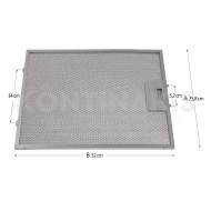 Φίλτρο Απορροφητήρα Μεταλλικό τύπου Whirlpool/Elica 25,8 x 32 cm