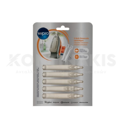 Καθαριστικό Αλάτων (Αμπούλες x 10) Συσκευών Σιδερώματος (Wpro) Καθαριστικό Αλάτων (Αμπούλες x 10) Συσκευών Σιδερώματος (Wpro)